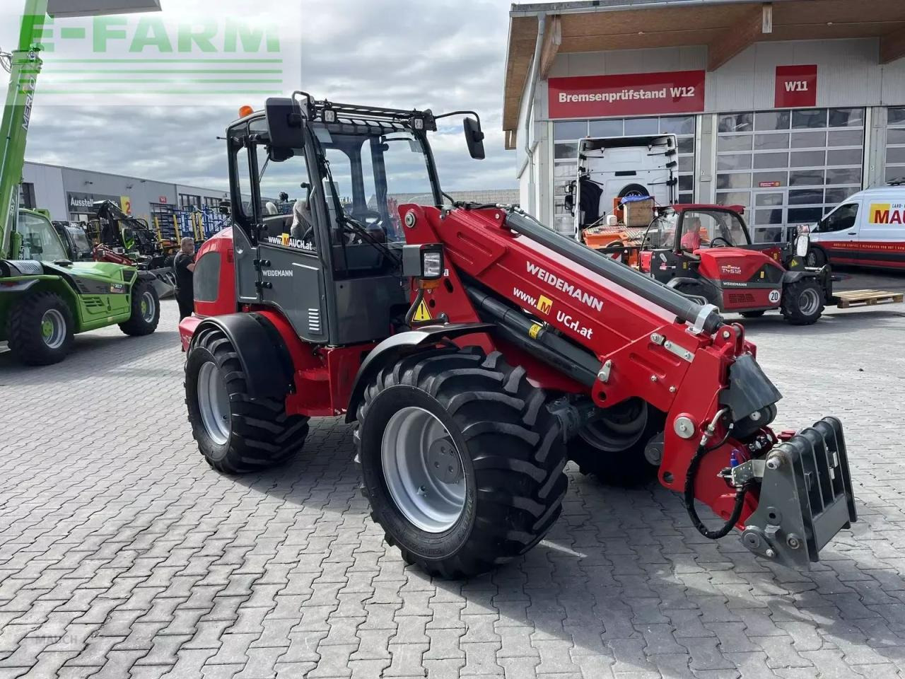 Chargeuse sur pneus Weidemann 4080lp tele 30km/h