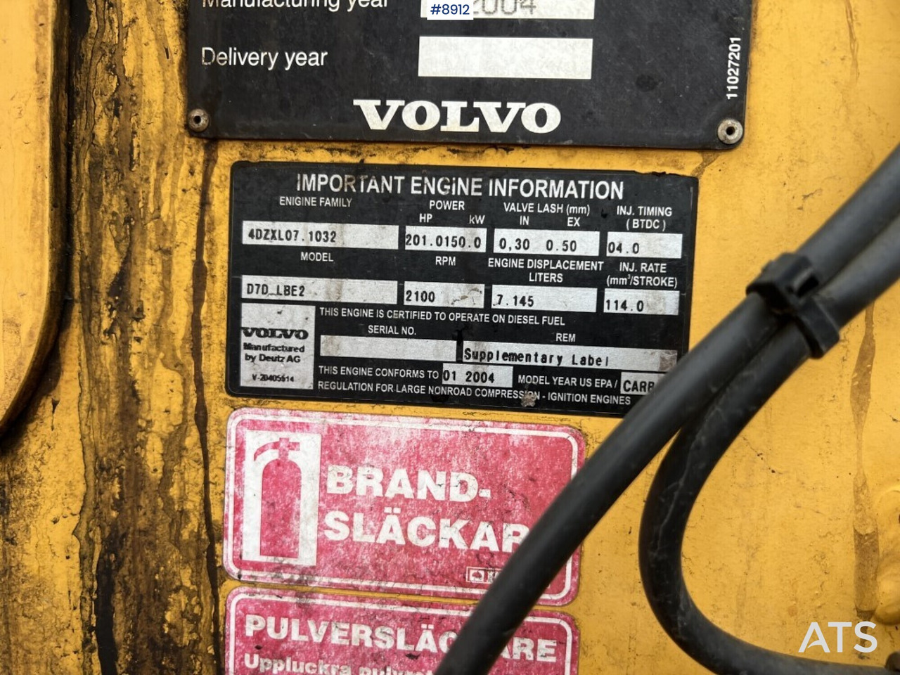 Chargeuse sur pneus Wheel loader - Volvo L110E (SEE VIDEO)