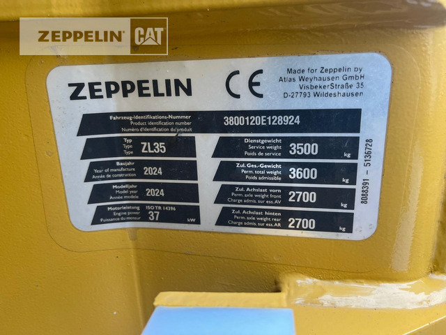 Chargeuse sur pneus Zeppelin ZL35