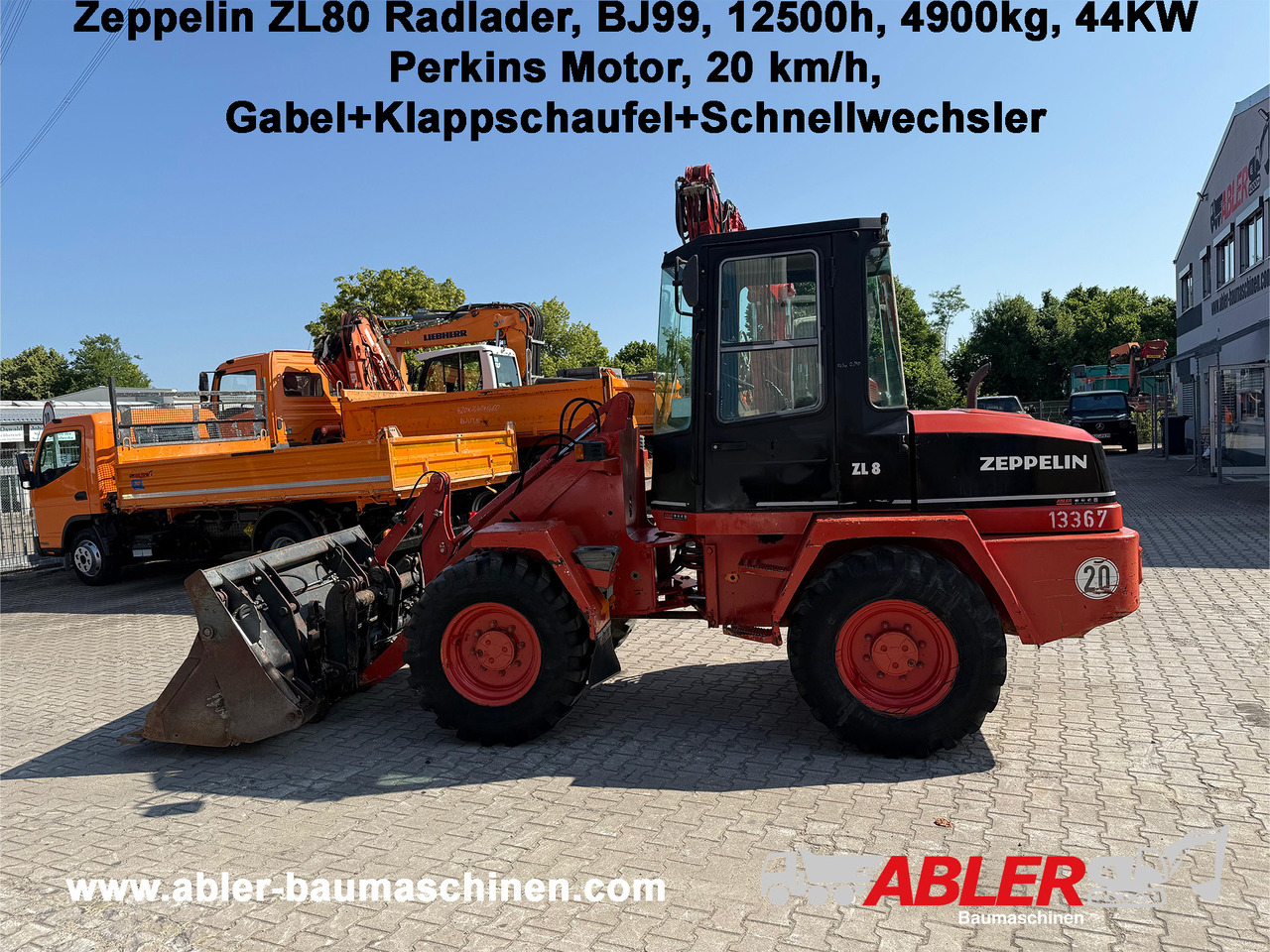 Chargeuse sur pneus Zeppelin ZL80 Radlader