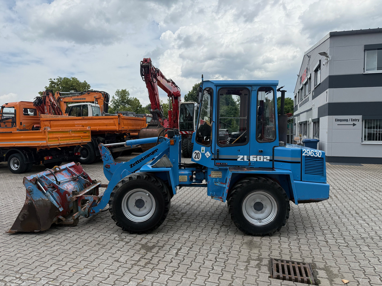 Chargeuse sur pneus Zettelmeyer ZL502C Radlader Gabel+Klappschaufel+SW