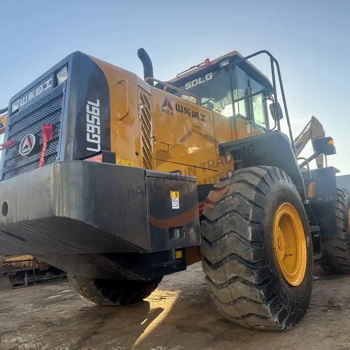 Chargeuse sur pneus second hand wheel loader SDLG 956L L956F 956l original China heavy duty hydraulic tractor loader with Low running hours