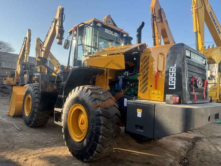 Chargeuse sur pneus second hand wheel loader SDLG 956L L956F 956l original China heavy duty hydraulic tractor loader with Low running hours
