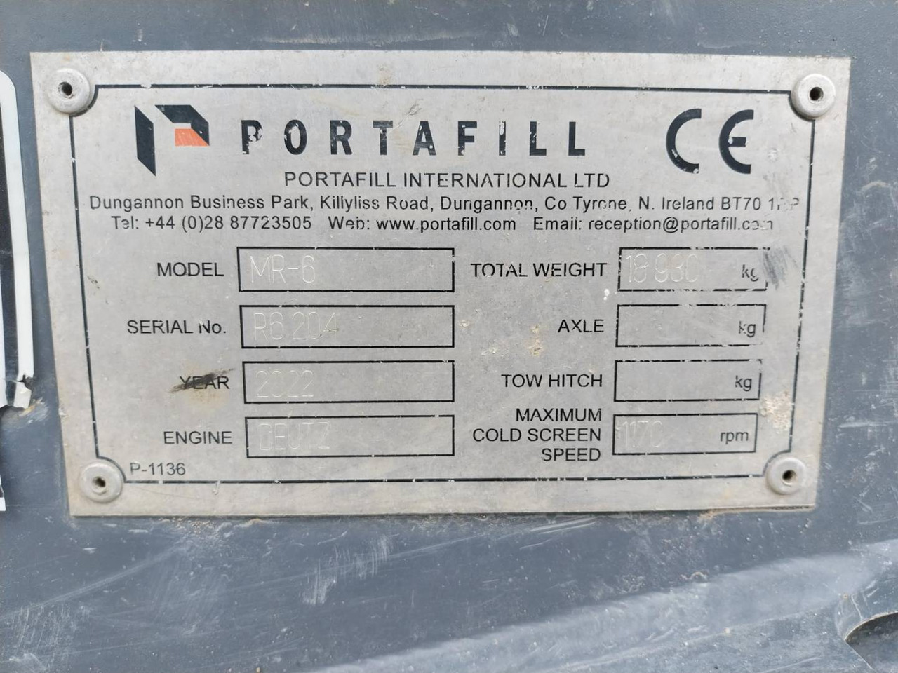 Concasseur PORTAFILL MR6