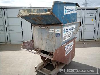 Mini tombereau Conquip Skips, Tipping Skip to suit Forklift (3 of): photos 1