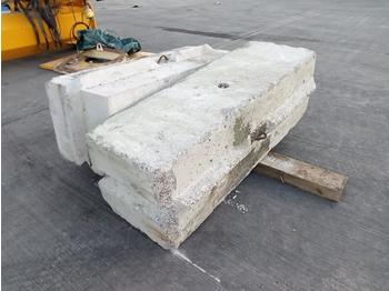 Portique de manutention, Contrepoids Donati 3.2 Ton Gantry Crane, Concrete Ballest Weight (2 of): photos 1