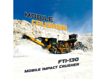 Concasseur mobile neuf FABO FTI-130 MOBILE IMPACT CRUSHER 400-500 TPH | AVAILABLE IN STOCK: photos 1
