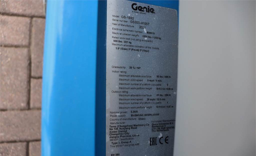 Nacelle ciseaux Genie GS1932 New And Available Directly From Stock, E-dr: photos 6
