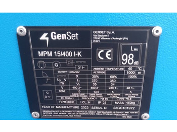 Groupe électrogène Genset MPM 15/400 I-K - Welding Genset - DPX-35500: photos 4