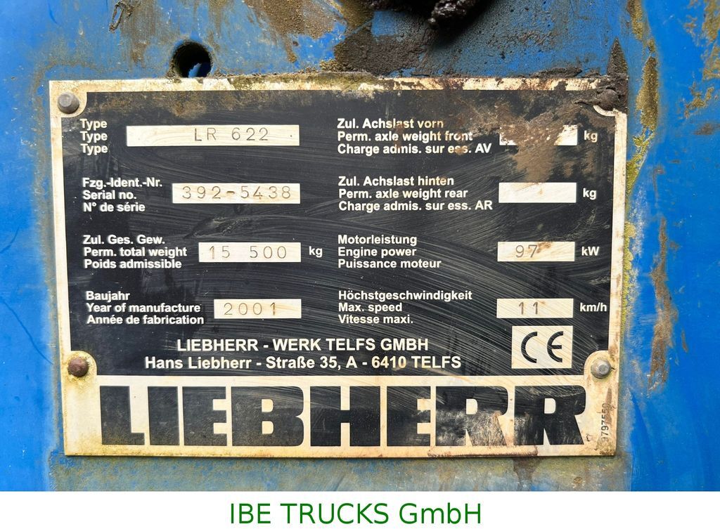 Bulldozer Liebherr LR 622, 7060hours, swiss machine: photos 6