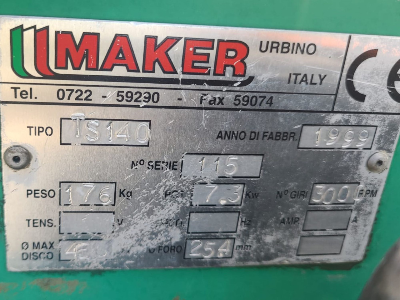 MAKER TS140 en leasing MAKER TS140: photos 5