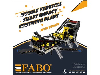 Machine d'exploitation minière FABO MOBILE CRUSHING PLANT