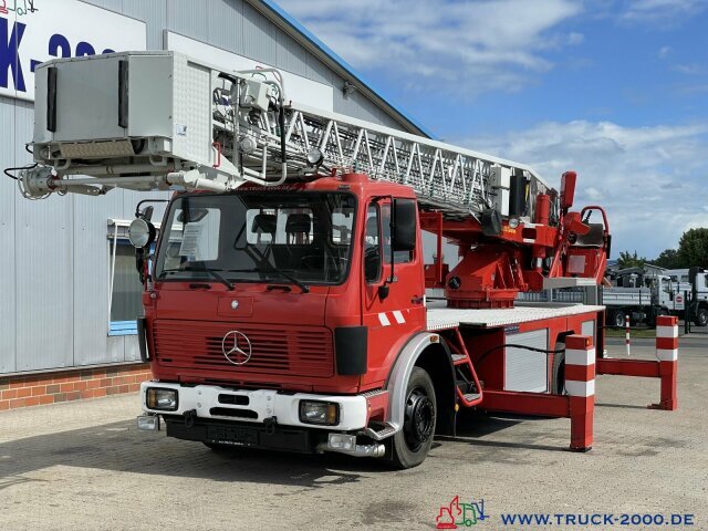 Camion avec nacelle Mercedes-Benz 1422NG Ziegler Feuerwehr Leiter 30m Rettungskorb: photos 8