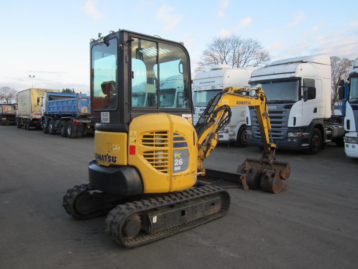 Mini pelle Komatsu PC26MR-3