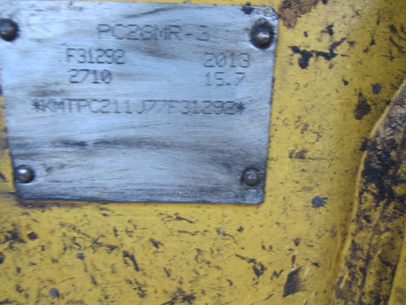 Mini pelle Komatsu PC26MR-3