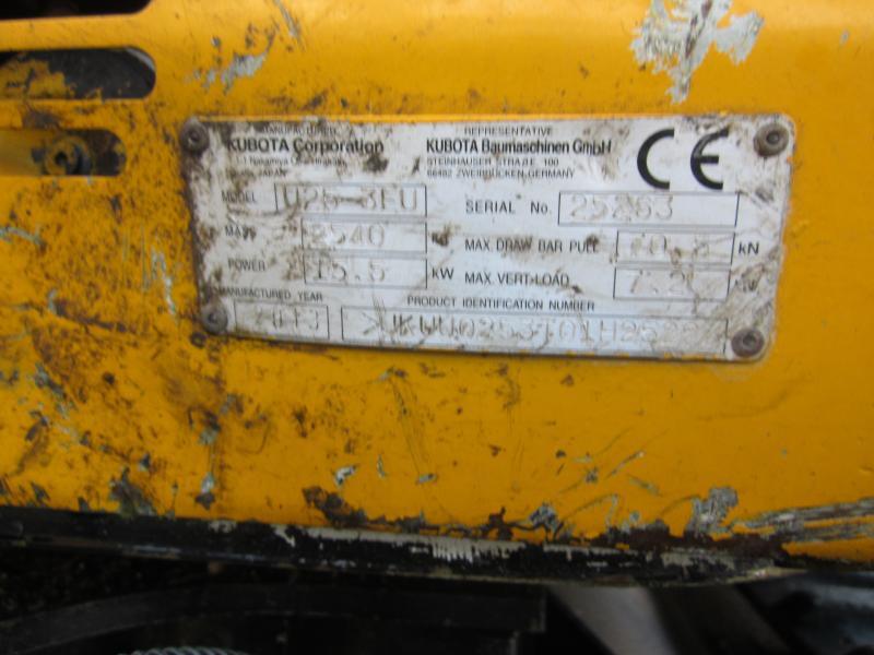 Mini pelle Kubota U25