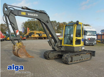 Mini pelle Volvo ECR88, Schnellwechselsystem, Tieflöffel
