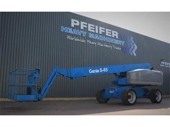 Nacelle télescopique Genie S65 4WD Valid inspection, *Guarantee! Diesel, 4x4