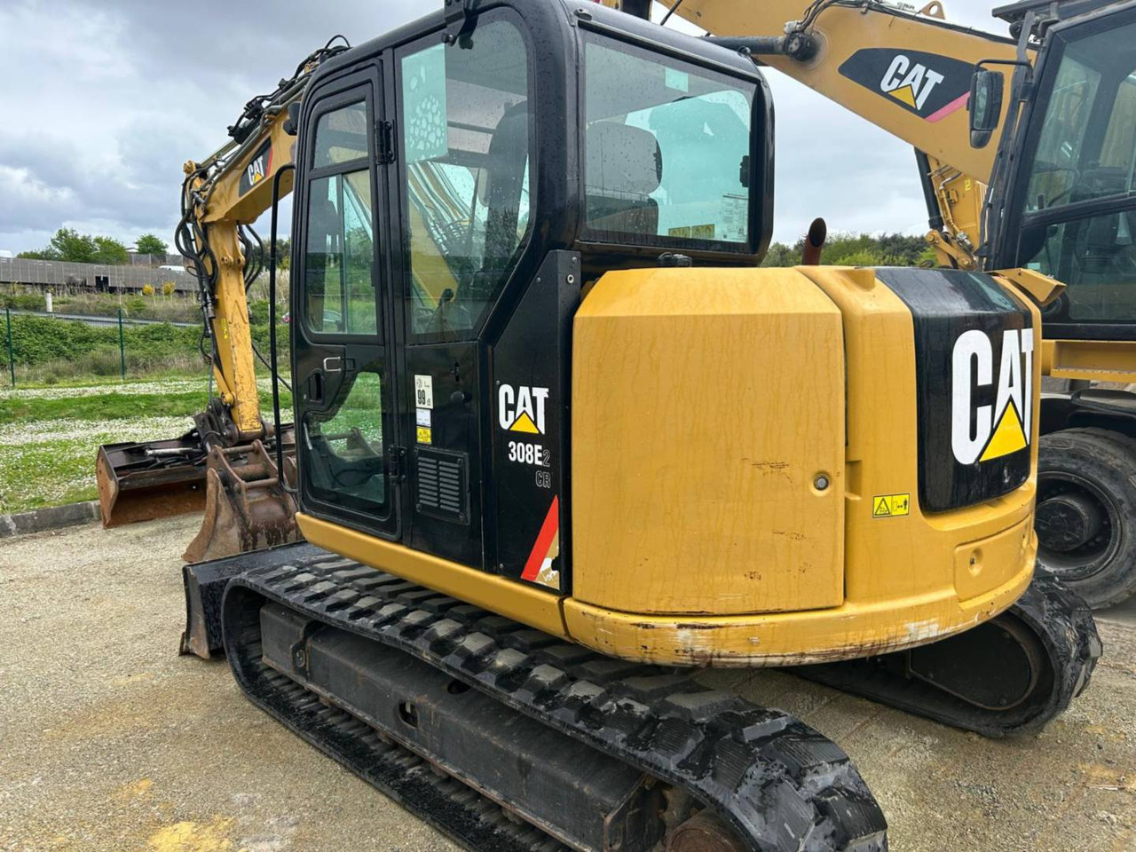 Pelle sur chenille CAT 308E2 CR