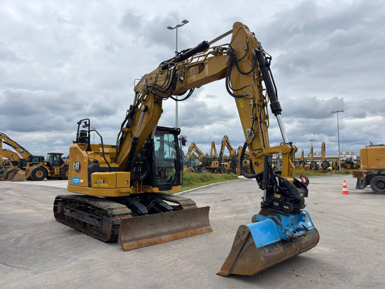 Pelle sur chenille CAT 315
