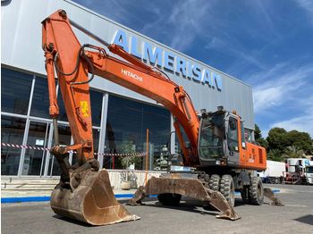 Pelle sur pneus HITACHI ZX 210 W-3