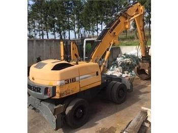 Pelle sur pneus Liebherr A316