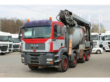 Pompe à béton MAN TGA 35.400 8X4 BB, BETONMIX WITH FEEDER