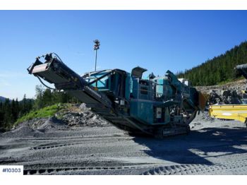 Concasseur Powerscreen crusher and 2015 Keestrack C6 sorting plant with feeding box: photos 1