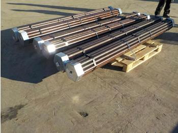 Foreuse Sandvik WL56 3m Drill Rods with Screw Connector (3 of): photos 1