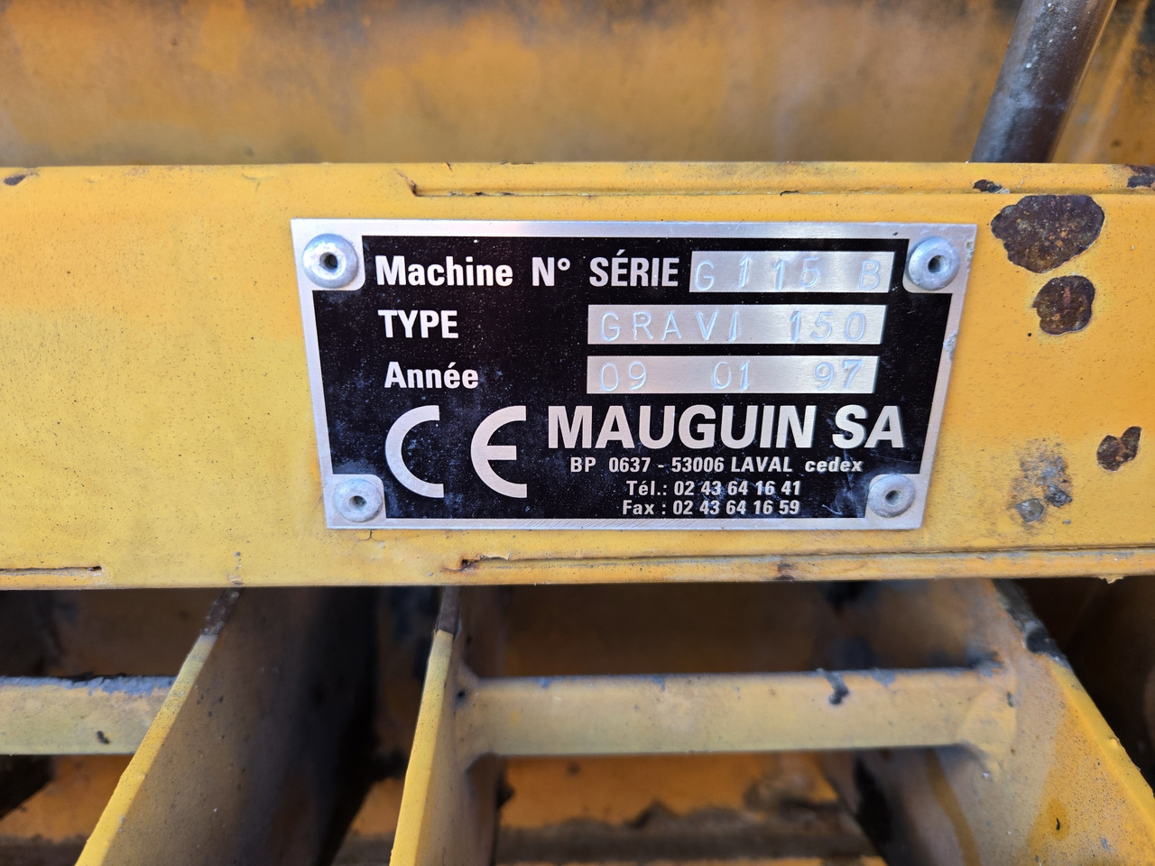Engins de chantier Secmair MAUGUIN MARREL