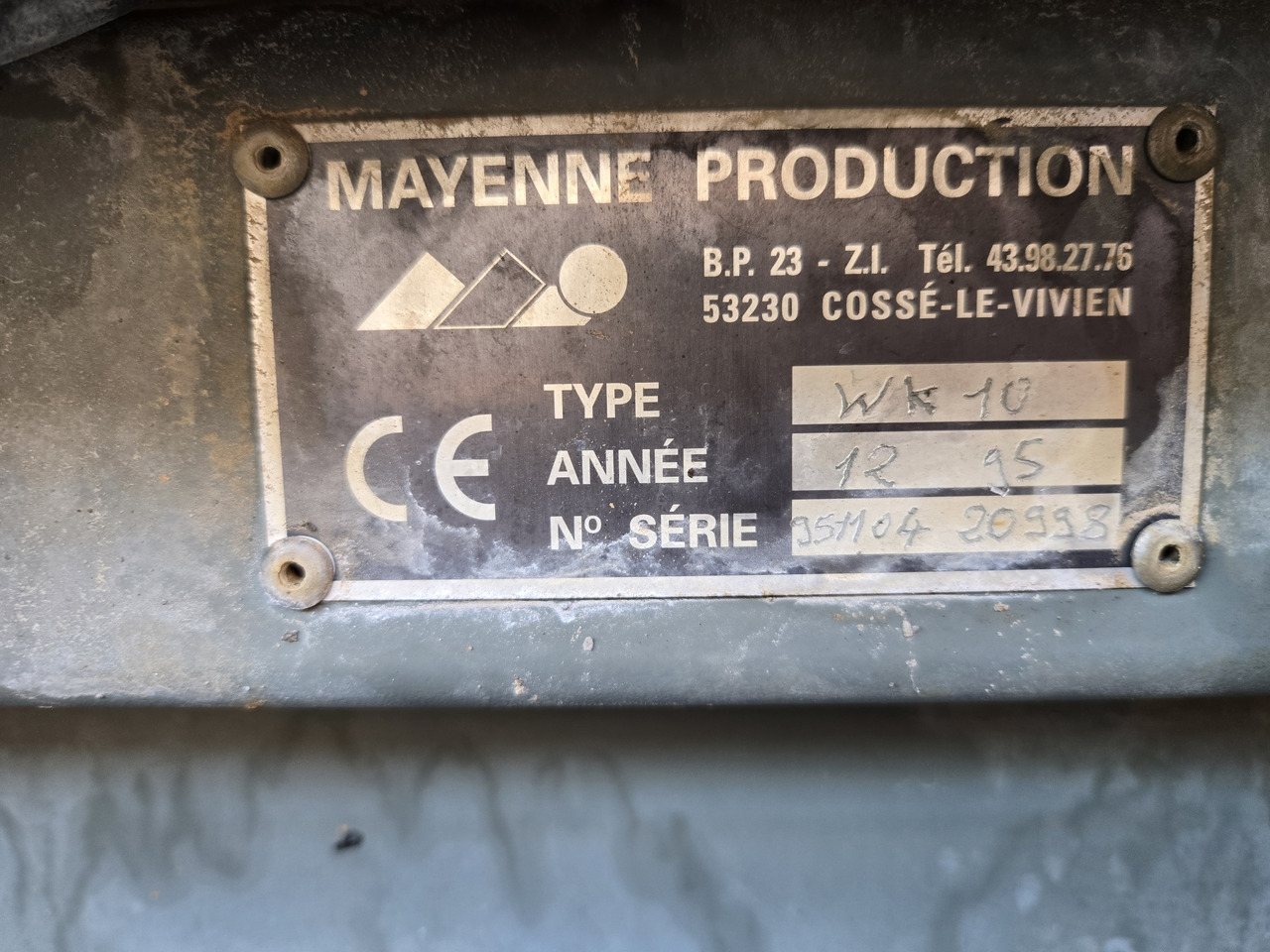 Engins de chantier Secmair MAUGUIN MARREL