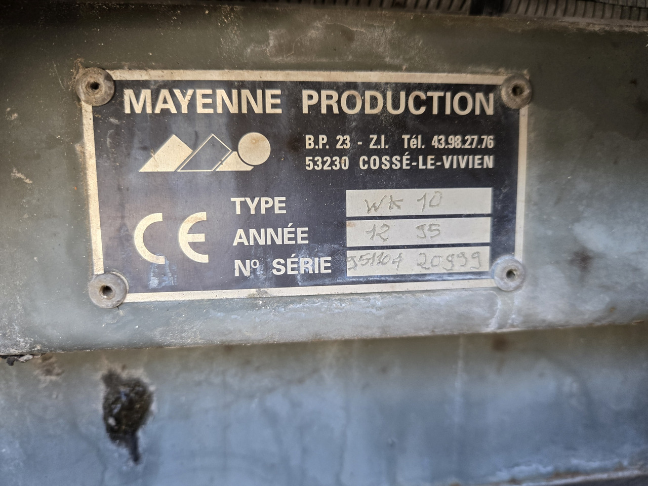 Engins de chantier Secmair MAUGUIN MARREL