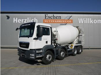 Toupie béton MAN TGS 35.400 8x4 BB, Liebherr 9 m³, 5 Blattfedern