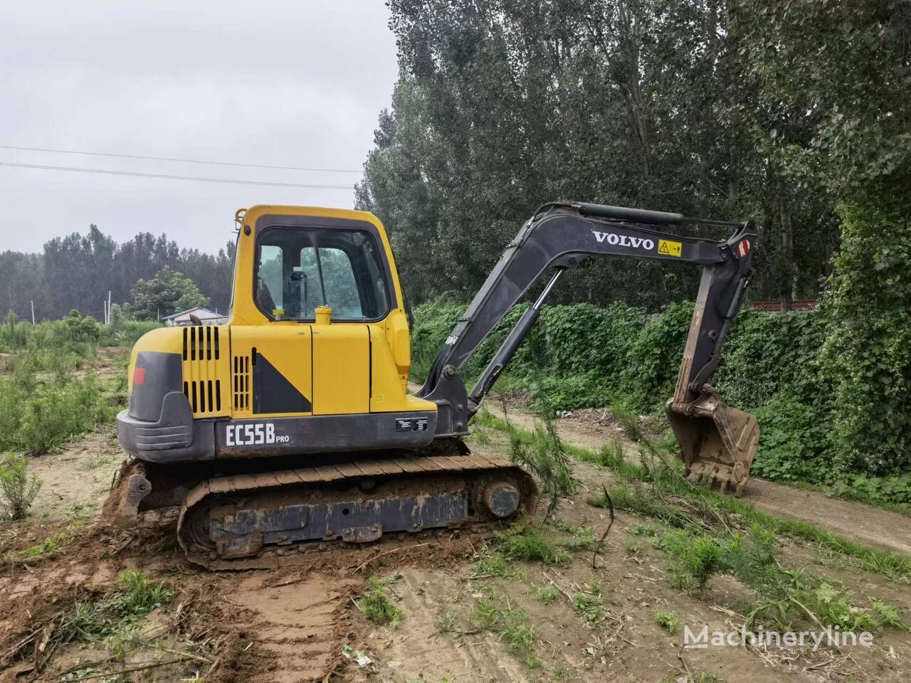 Mini pelle VOLVO EC55B PRO mini small excavator digger 5.5 tons: photos 3