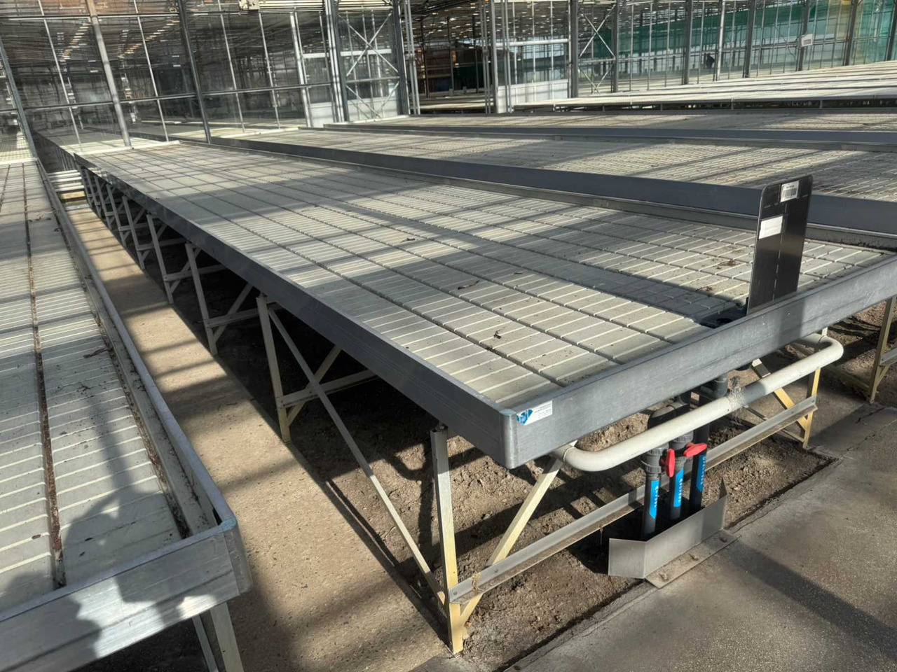 Machine agricole Aluminium cultivation table ebb and flow (1.82x12.00mtr)