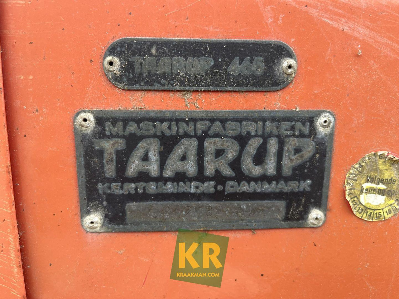 Autochargeuse 465 Taarup