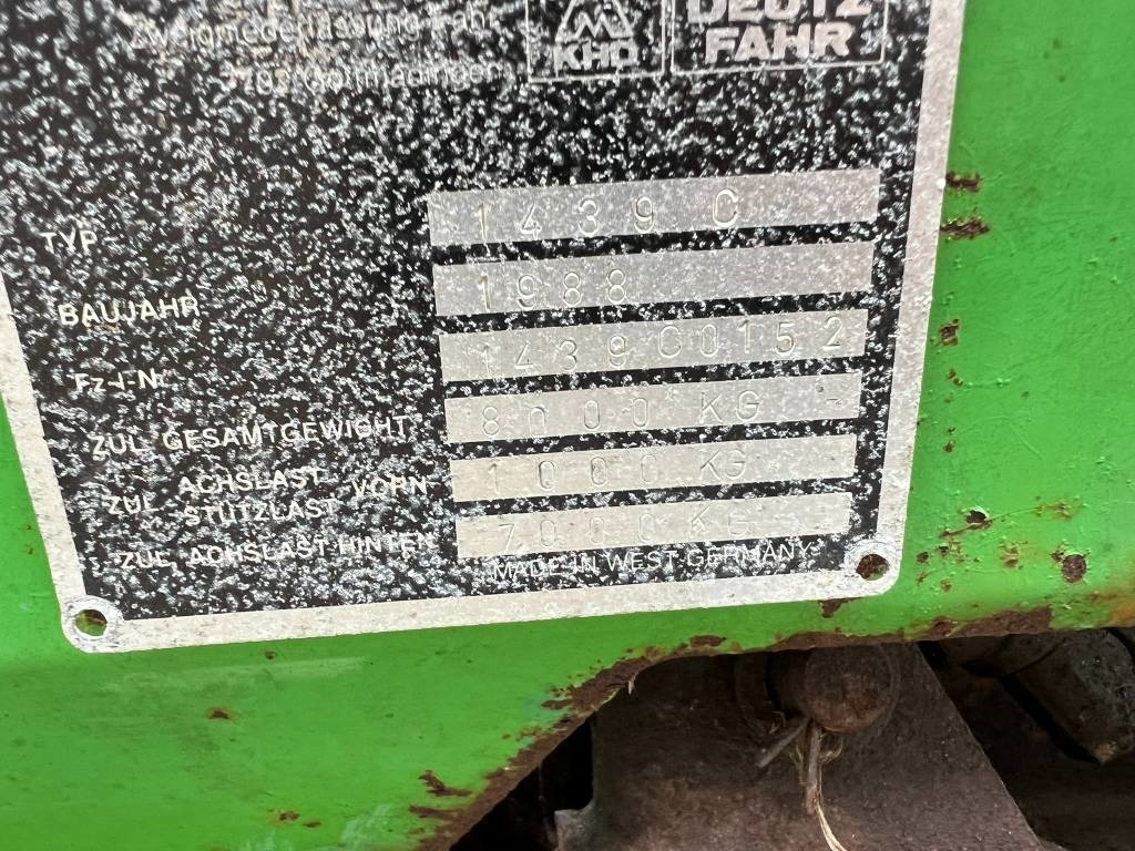 Autochargeuse Deutz-fahr FE 6.37