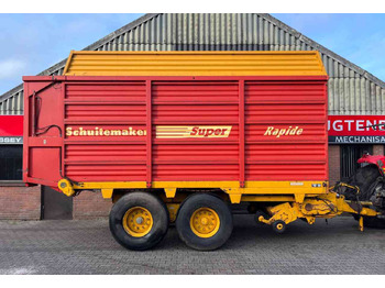 Autochargeuse Schuitemaker Rapide 125 S opraapwagen. Weidebouwmachines