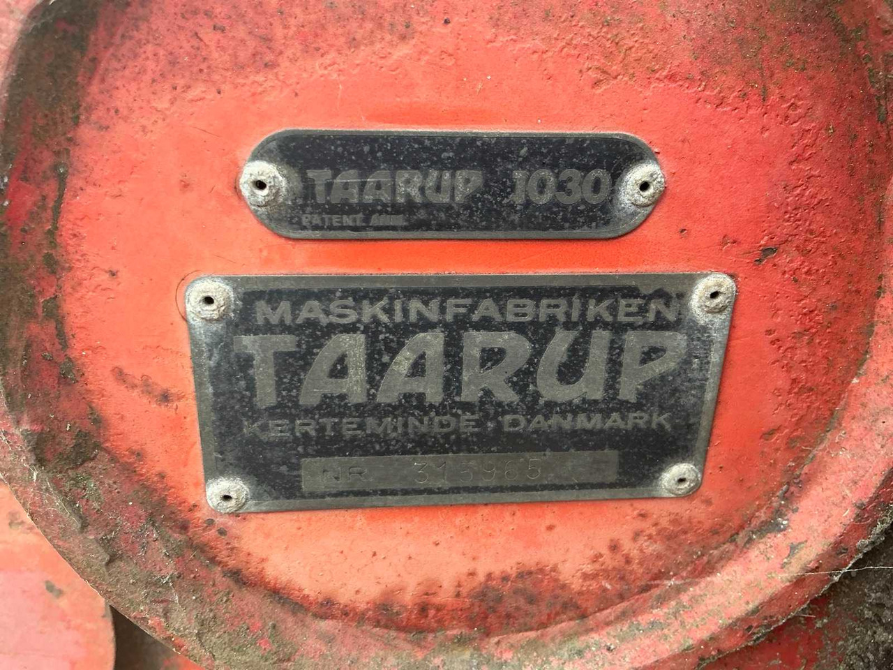 Autochargeuse Taarup 1030