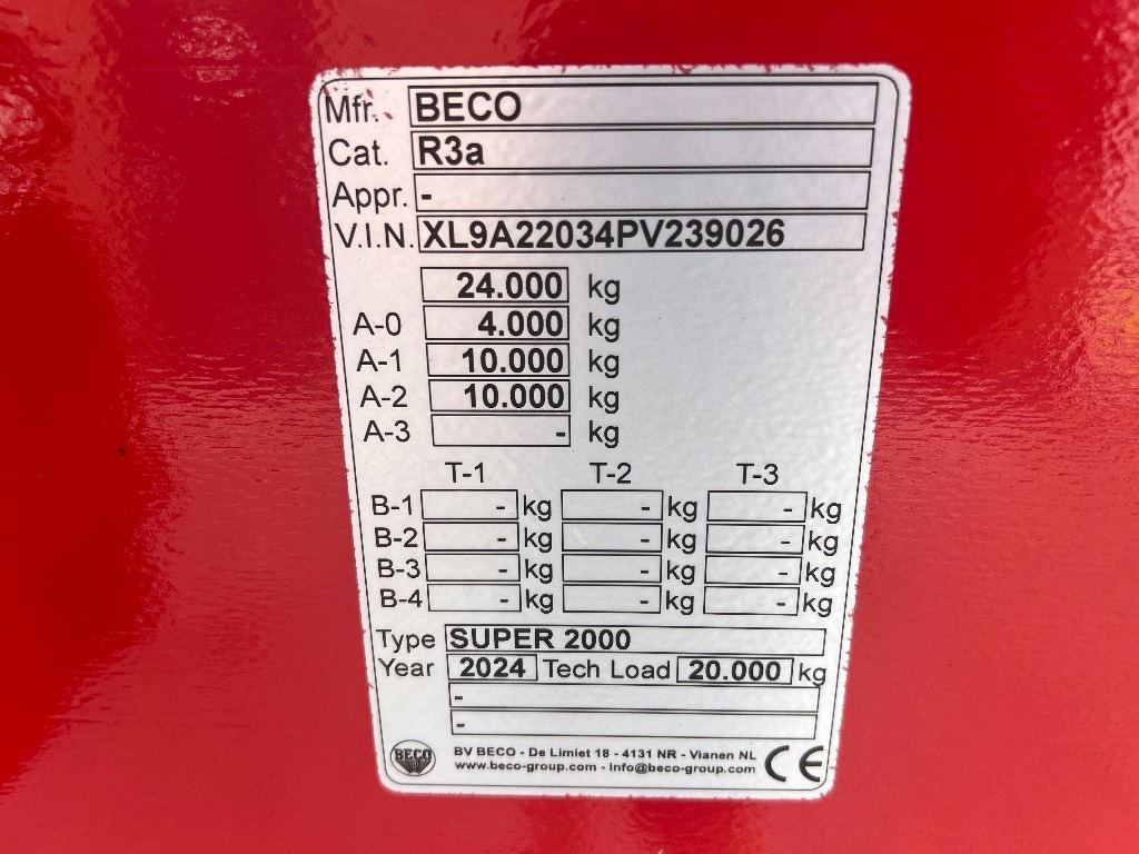 Benne agricole Beco Super 2000