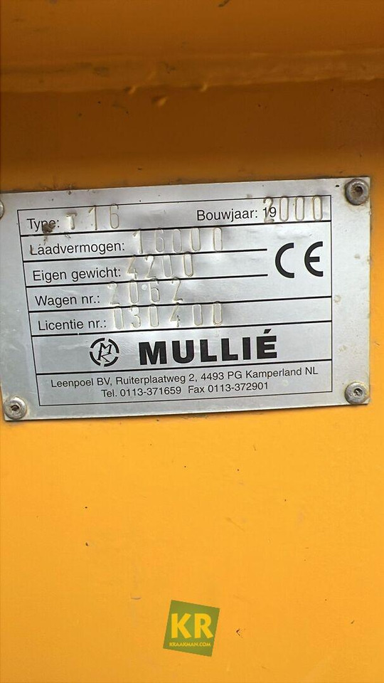Benne agricole MP Mullie T16
