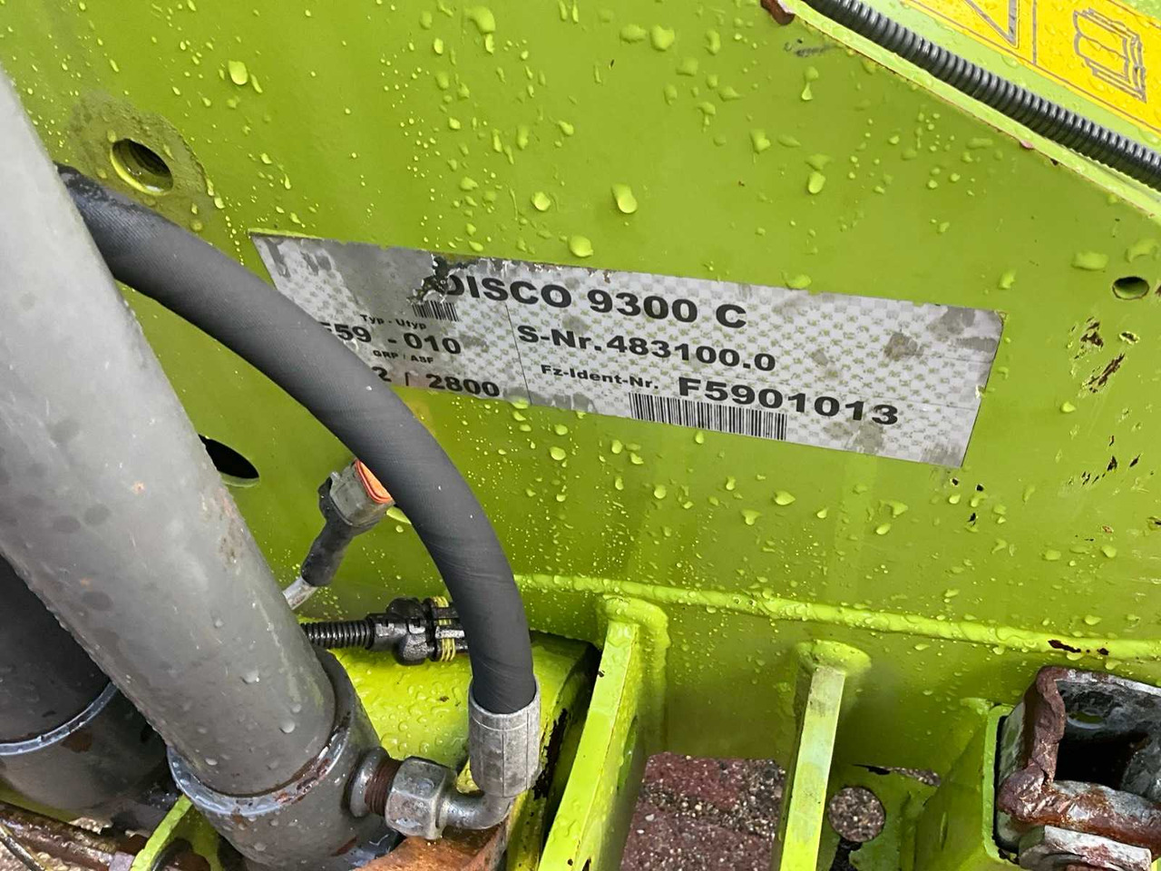 Broyeur/ Épareuse Claas Disco 9300C duo