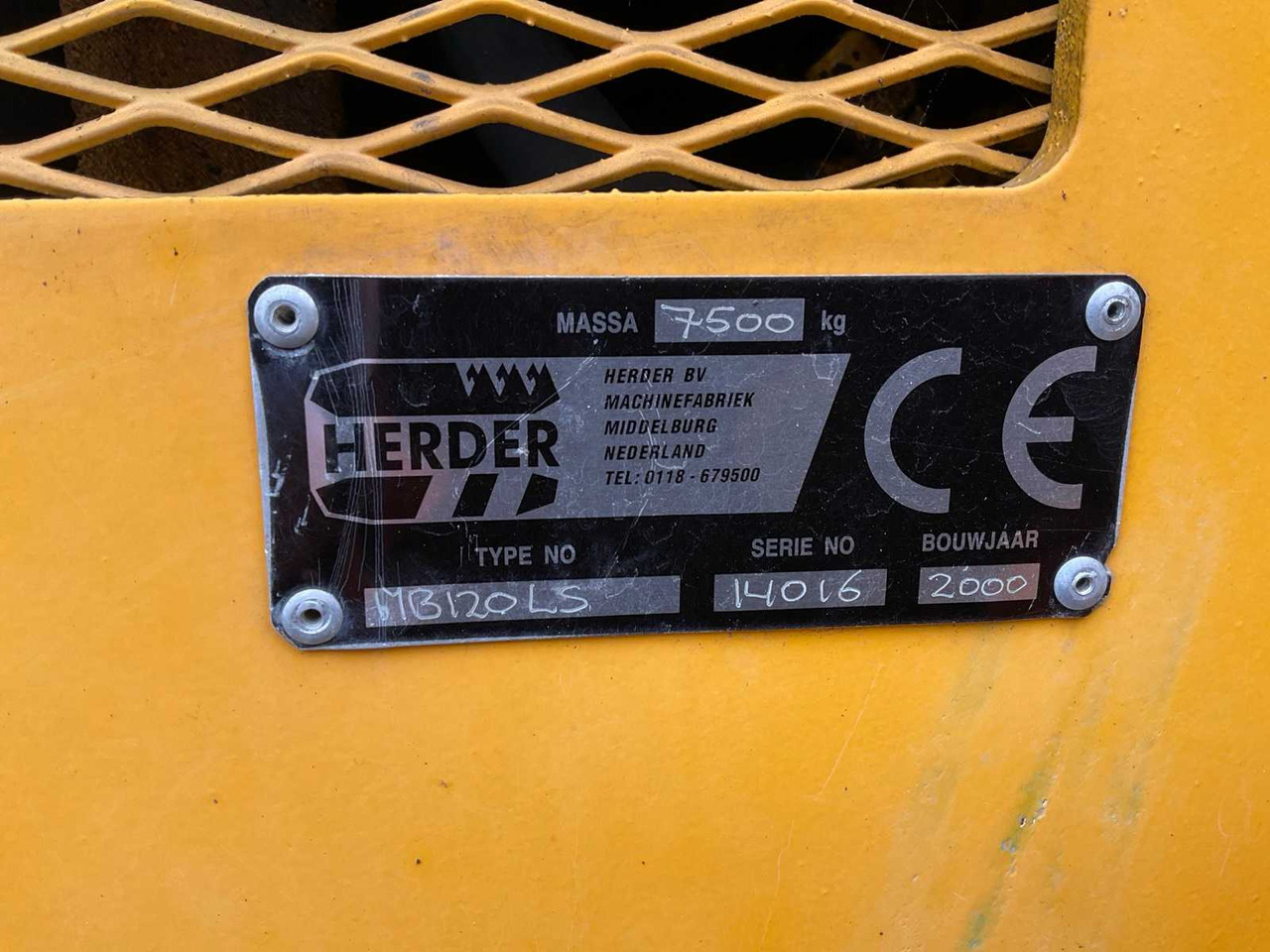 Broyeur/ Épareuse Herder MB120LS Herigam