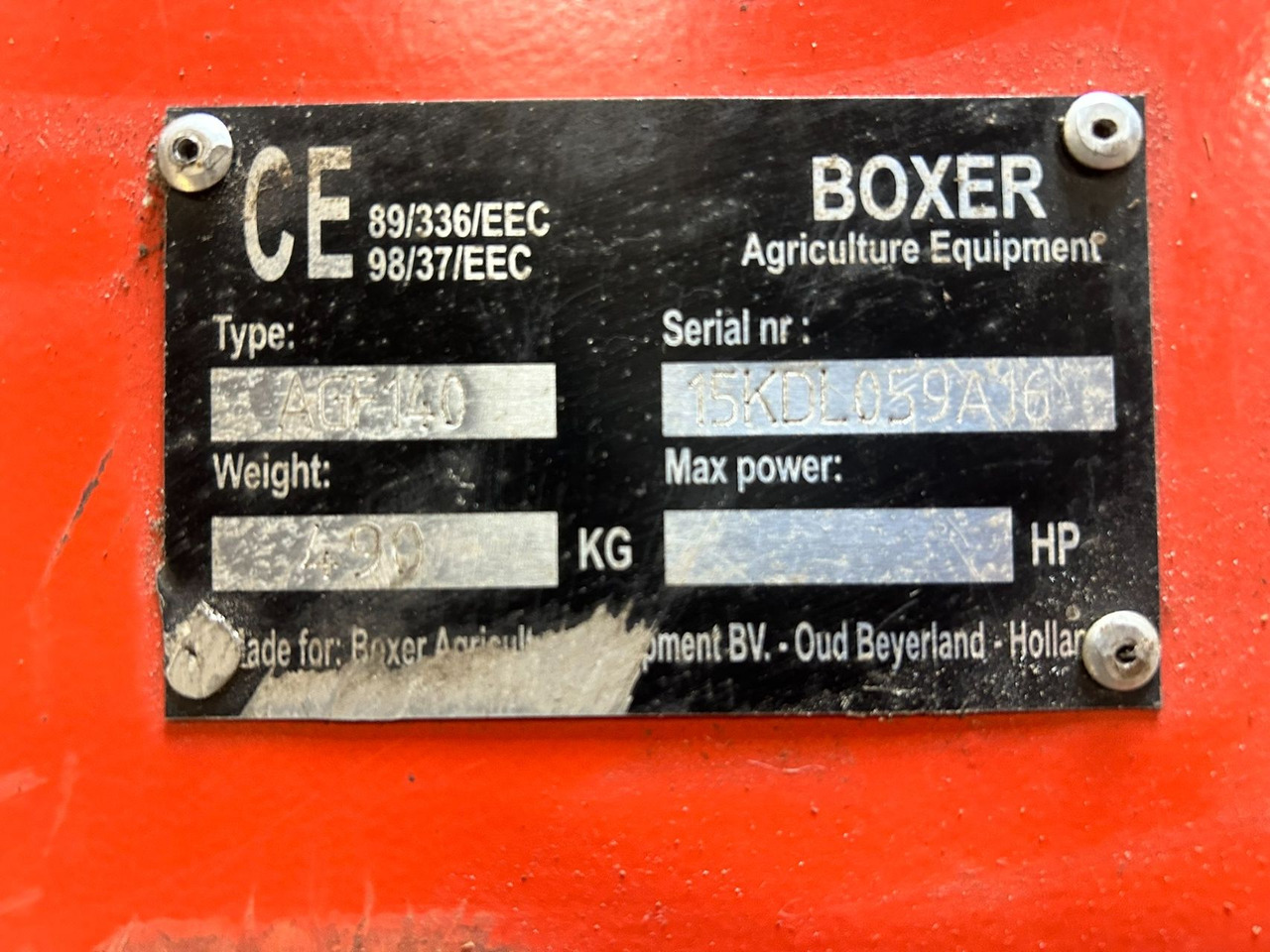 Broyeur d'accotement Boxer Boxer agroculture agf140