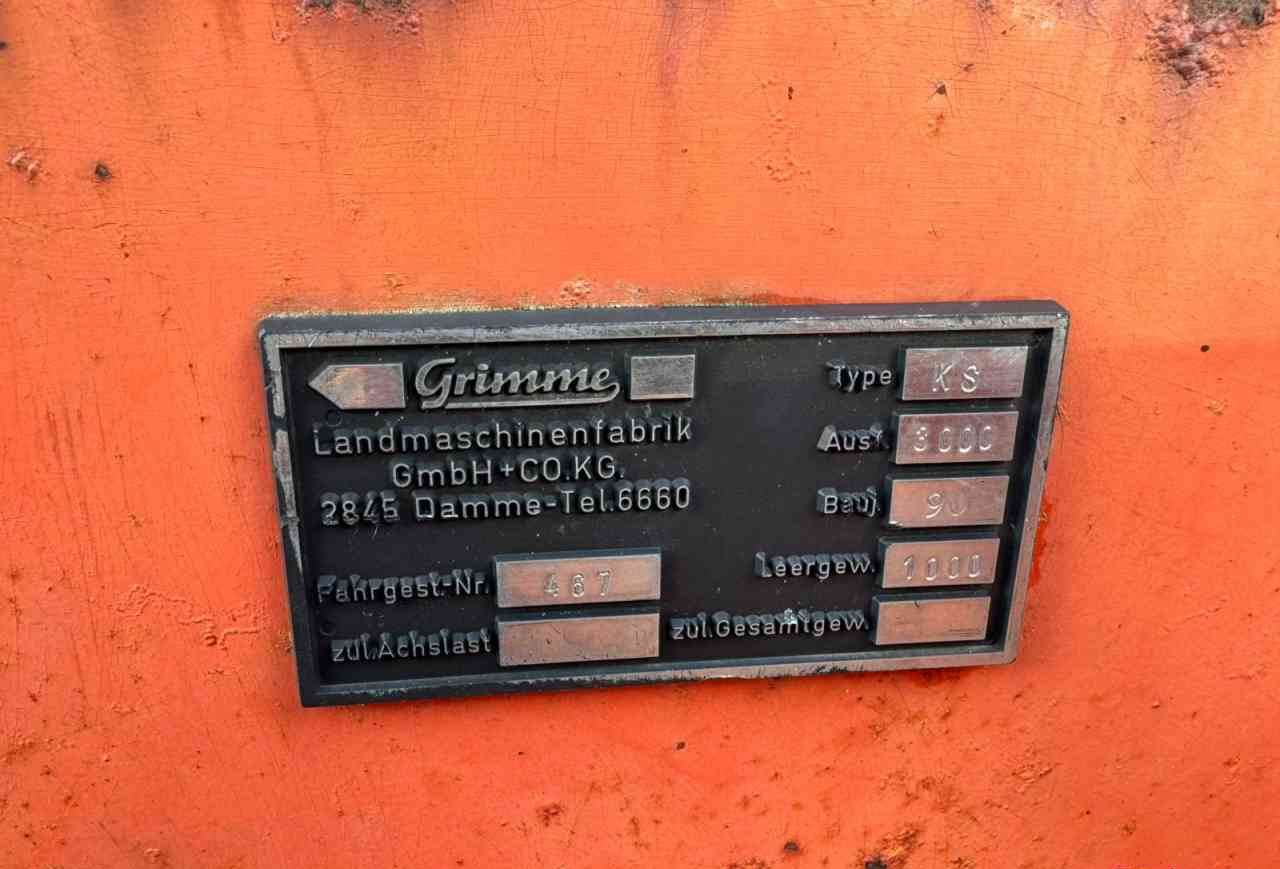 Broyeur de fanes Grimme KS3000