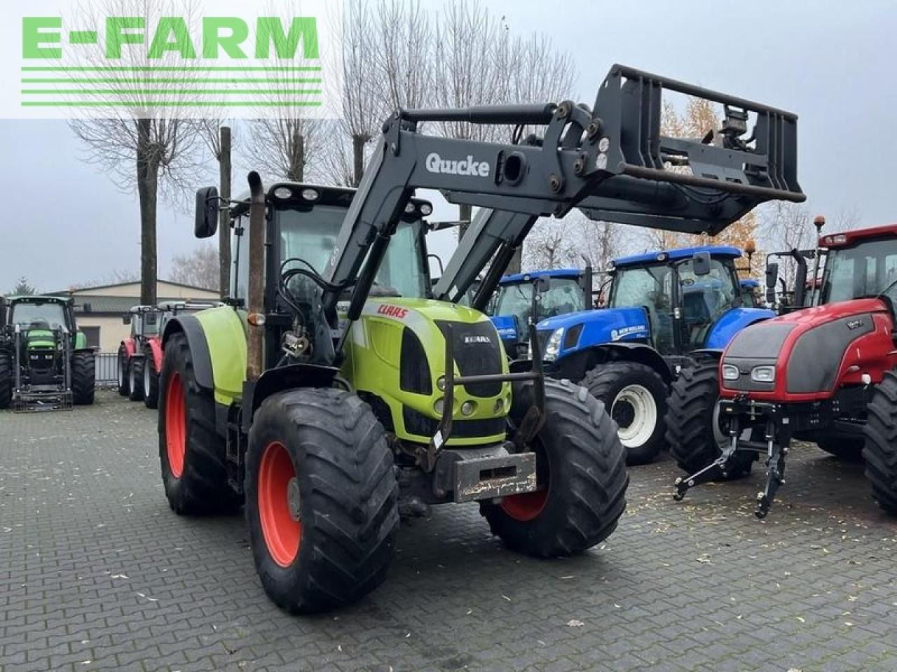 Tracteur agricole CLAAS arion 640 cis + quicke q65: photos 3