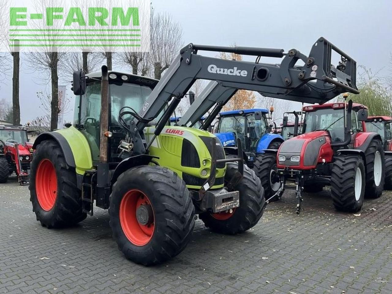 Tracteur agricole CLAAS arion 640 cis + quicke q65: photos 4