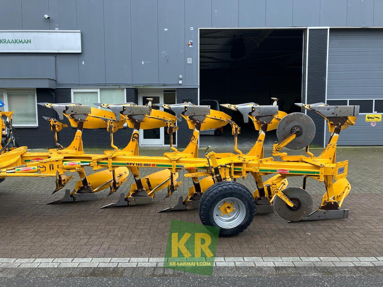 Charrue RPV140-480 Variabel (4+1) wentelploeg Rumptstad