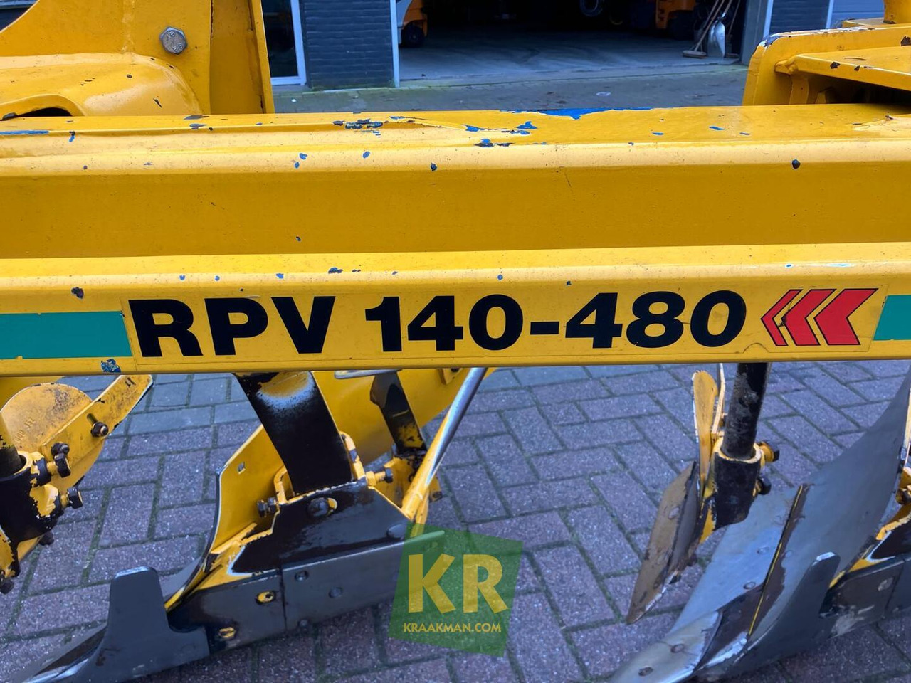 Charrue RPV140-480 Variabel (4+1) wentelploeg Rumptstad