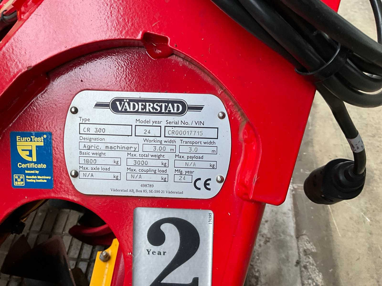 Cover crop Väderstad CR300 CrossCutter